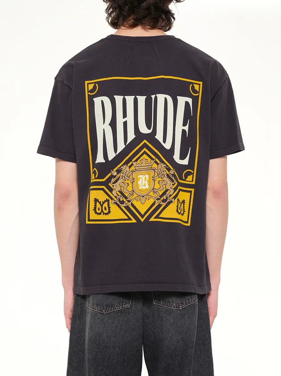 Rhude Rhude Playing Card T-shirt in Vintage Black | Thumbnail 5 Rhude Rhude Playing Card T-shirt in Vintage Black | Thumbnail 5