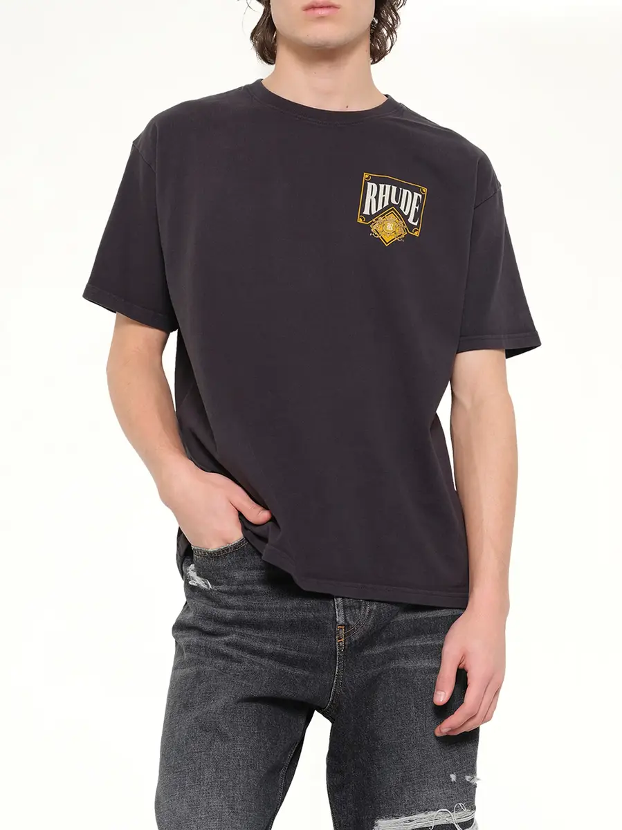 Rhude Rhude Playing Card T-shirt in Vintage Black | Thumbnail 6 Rhude Rhude Playing Card T-shirt in Vintage Black | Thumbnail 6