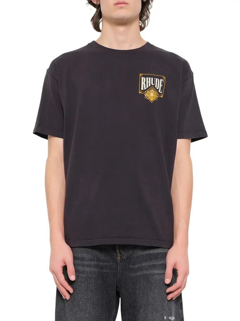 Rhude Rhude Playing Card T-shirt in Vintage Black