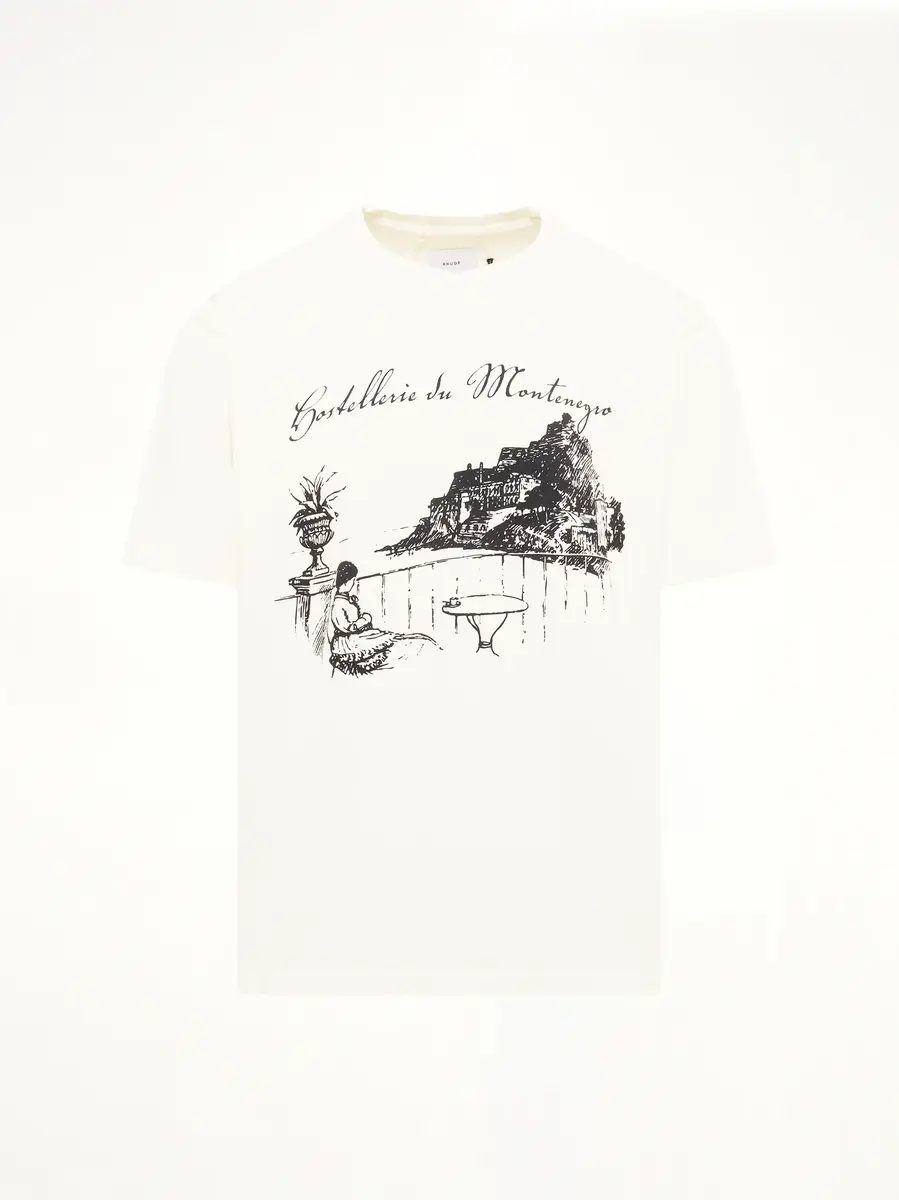 Rhude Montenegro Morada T-shirt in Vintage White | Thumbnail 2 Rhude Montenegro Morada T-shirt in Vintage White | Thumbnail 2