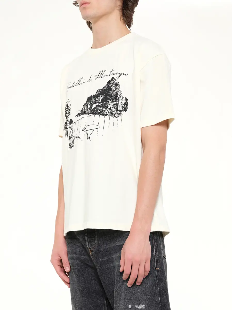 Rhude Montenegro Morada T-shirt in Vintage White | Thumbnail 3 Rhude Montenegro Morada T-shirt in Vintage White | Thumbnail 3