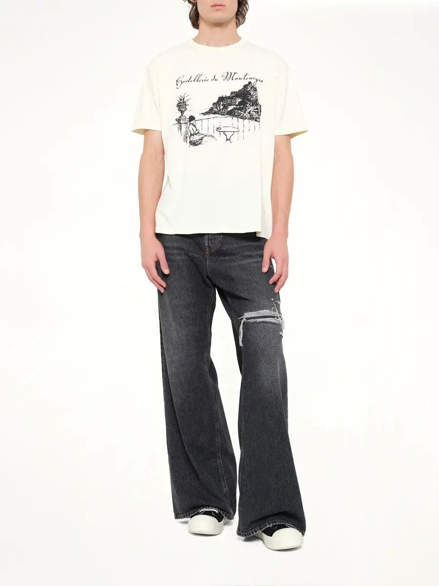 Rhude Montenegro Morada T-shirt in Vintage White | Thumbnail 4 Rhude Montenegro Morada T-shirt in Vintage White | Thumbnail 4