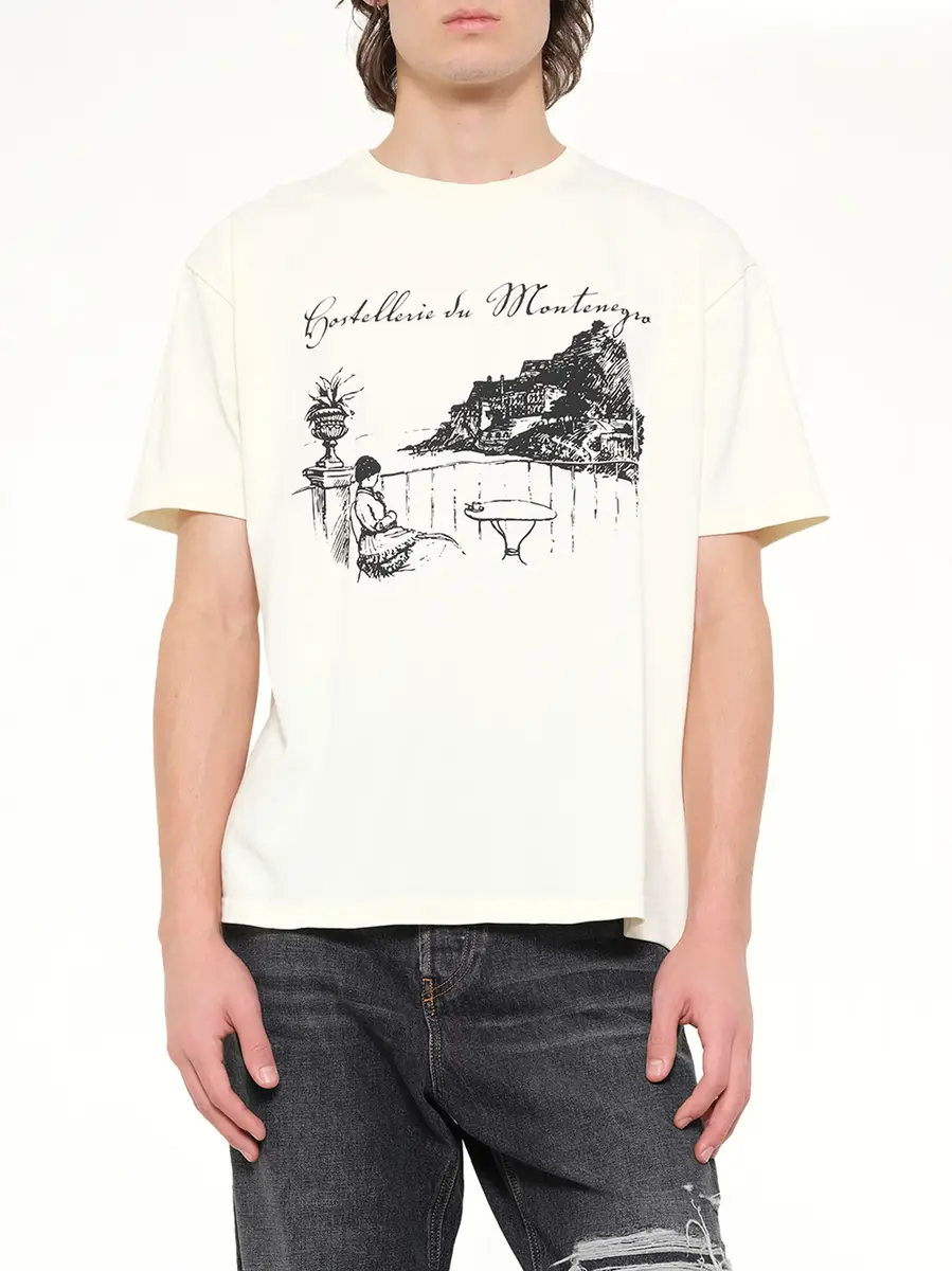 Rhude Montenegro Morada T-shirt in Vintage White | Thumbnail 6 Rhude Montenegro Morada T-shirt in Vintage White | Thumbnail 6