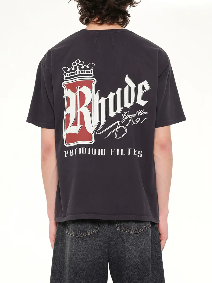 Rhude Rhude Fumar 91 T-shirt in Vintage Black | Thumbnail 5 Rhude Rhude Fumar 91 T-shirt in Vintage Black | Thumbnail 5