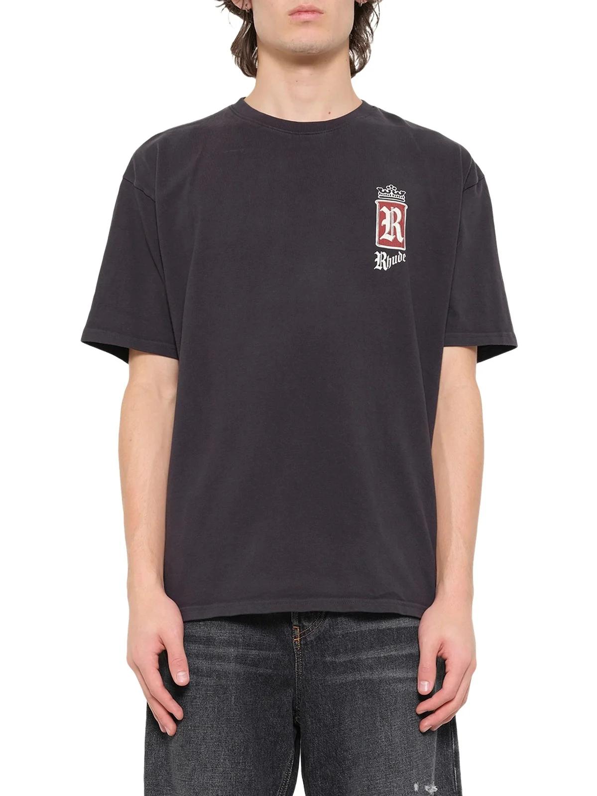 Rhude Fumar 91 T-shirt in Vintage Black