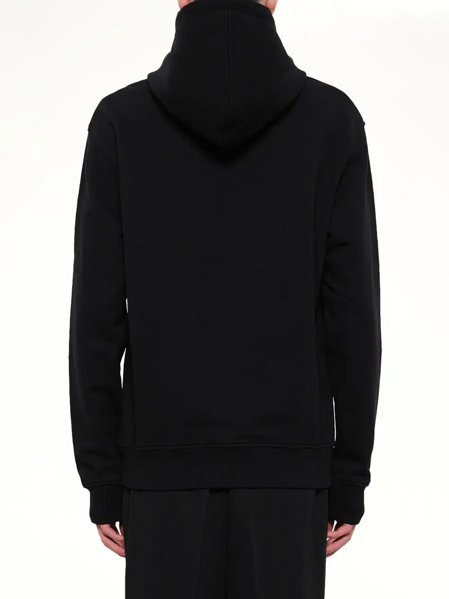 AMI PARIS Ami De Coeur Hoodie in Black/red | Thumbnail 5 AMI PARIS Ami De Coeur Hoodie in Black/red | Thumbnail 5