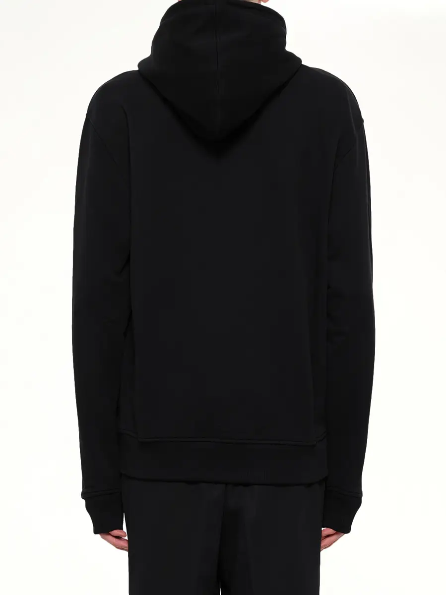 AMI PARIS Ami De Coeur Zip Hoodie in Black/red | Thumbnail 5 AMI PARIS Ami De Coeur Zip Hoodie in Black/red | Thumbnail 5