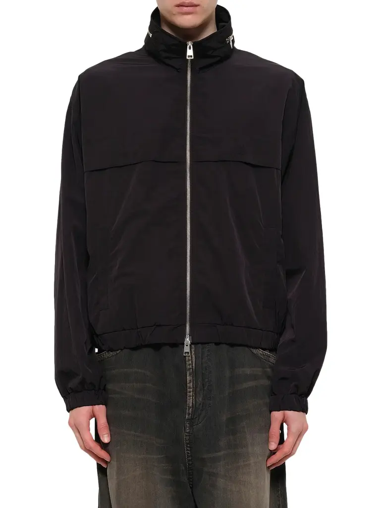 AMI PARIS Windbreaker With Embossed Adc