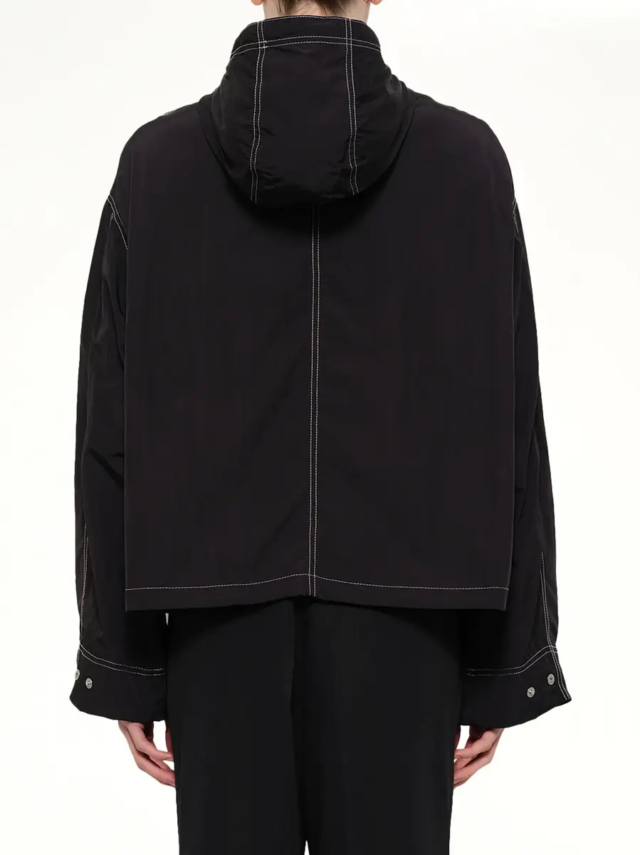 AMI PARIS Crinkle Nylon Zipped Jacket | Thumbnail 5 AMI PARIS Crinkle Nylon Zipped Jacket | Thumbnail 5