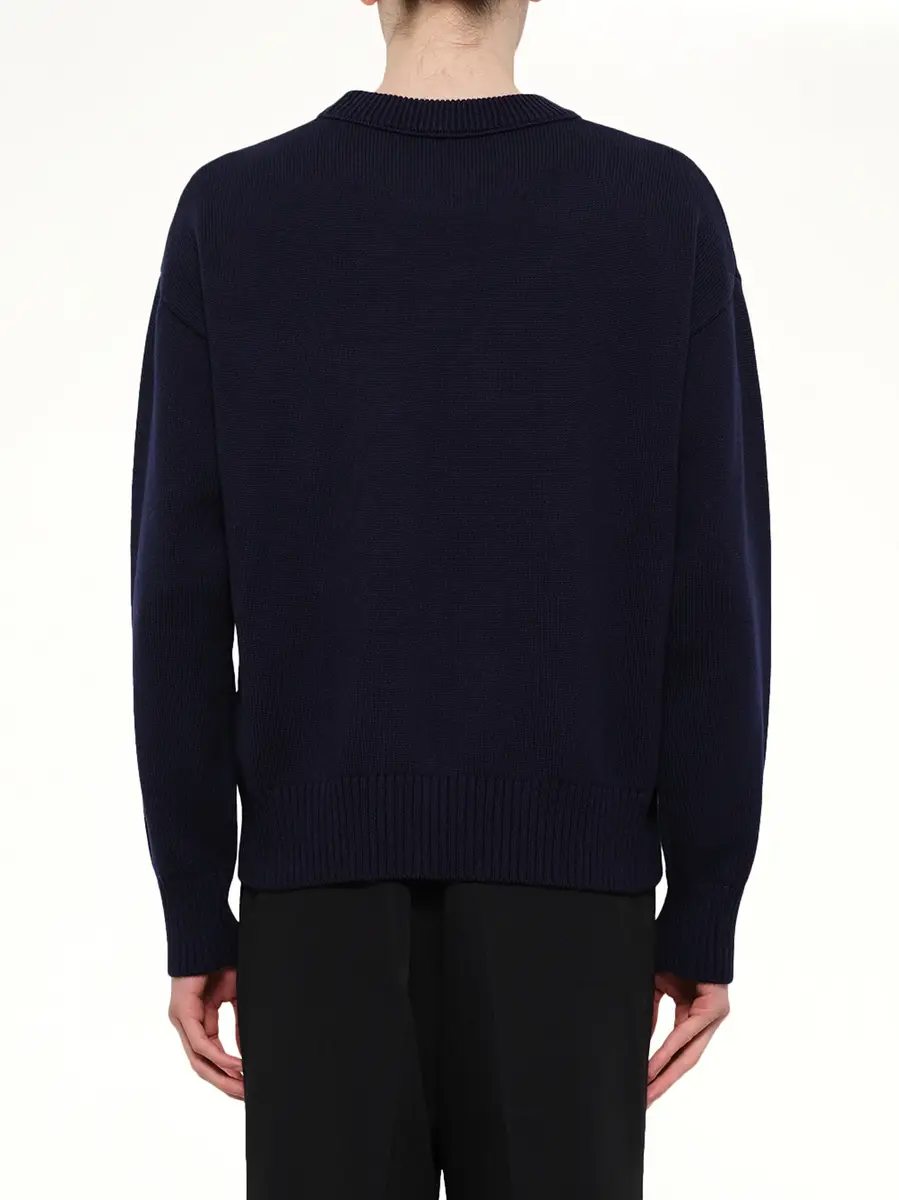 AMI PARIS Contrasted Ami De Coeur Sweater | Thumbnail 5 AMI PARIS Contrasted Ami De Coeur Sweater | Thumbnail 5