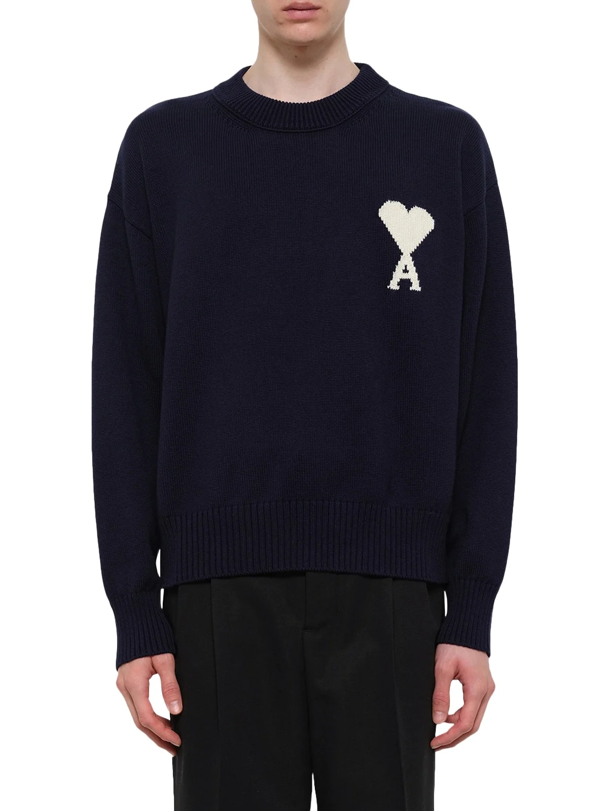 Contrasted Ami De Coeur Sweater Contrasted Ami De Coeur Sweater