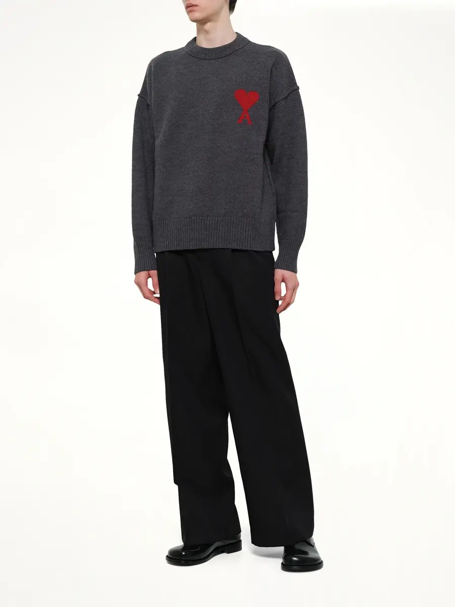 AMI PARIS Ami De Coeur Sweater | Thumbnail 4 AMI PARIS Ami De Coeur Sweater | Thumbnail 4