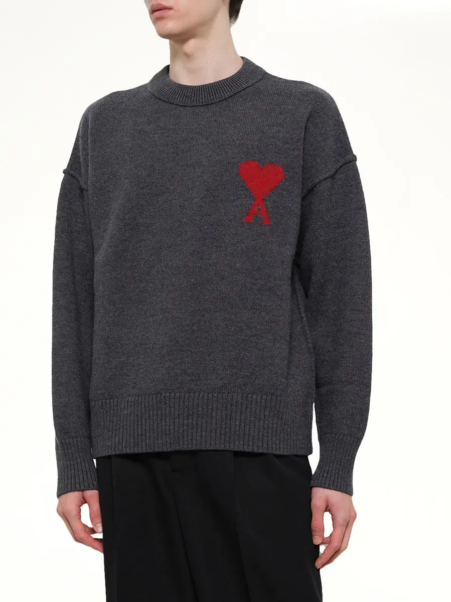 AMI PARIS Ami De Coeur Sweater | Thumbnail 6 AMI PARIS Ami De Coeur Sweater | Thumbnail 6