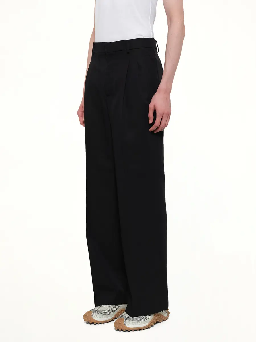 AMI PARIS Low Waist Wide Trouser | Thumbnail 3 AMI PARIS Low Waist Wide Trouser | Thumbnail 3