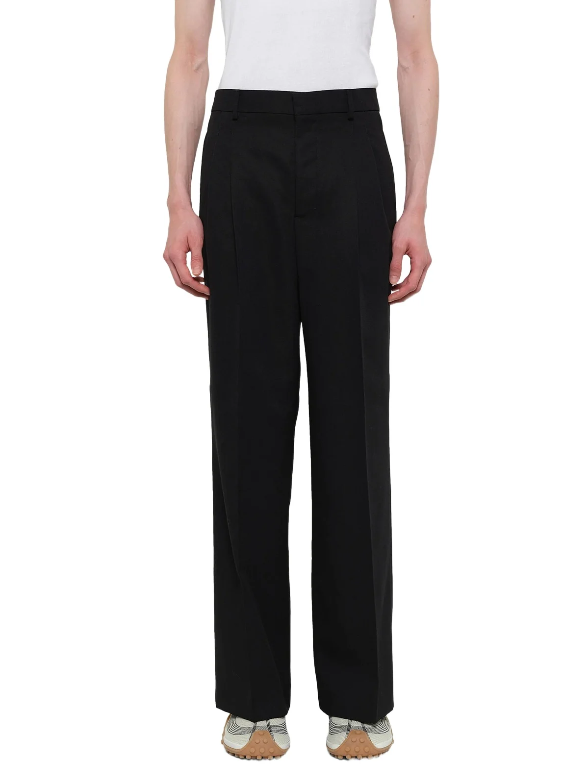 AMI PARIS Low Waist Wide Trouser