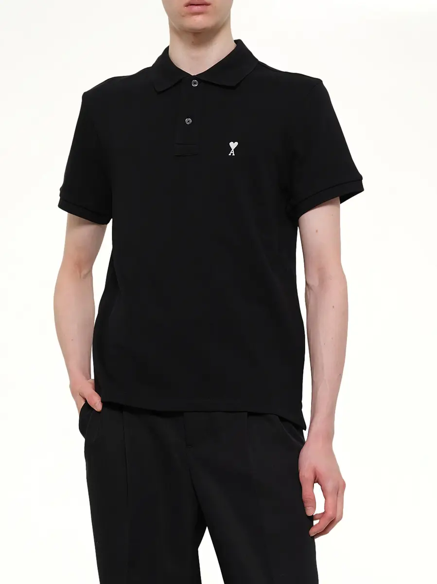 AMI PARIS Contrasted Adc Polo | Thumbnail 6