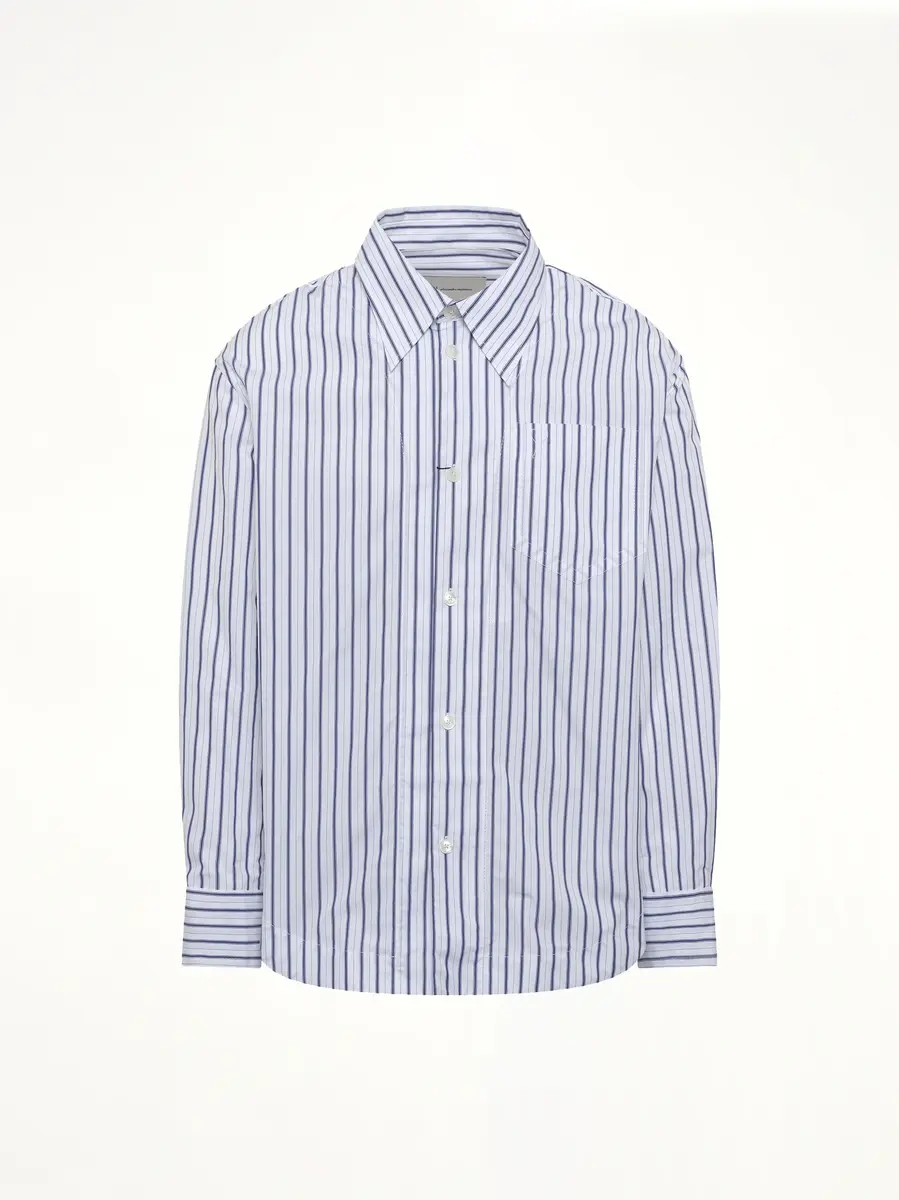 AMI PARIS Embossed Adc Stripe Shirt | Thumbnail 2 AMI PARIS Embossed Adc Stripe Shirt | Thumbnail 2