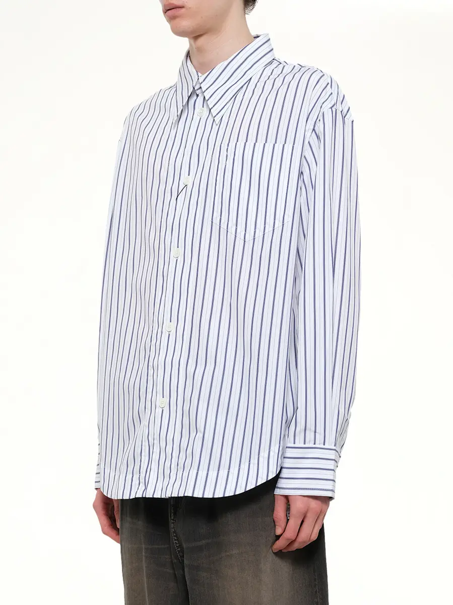 AMI PARIS Embossed Adc Stripe Shirt | Thumbnail 3 AMI PARIS Embossed Adc Stripe Shirt | Thumbnail 3