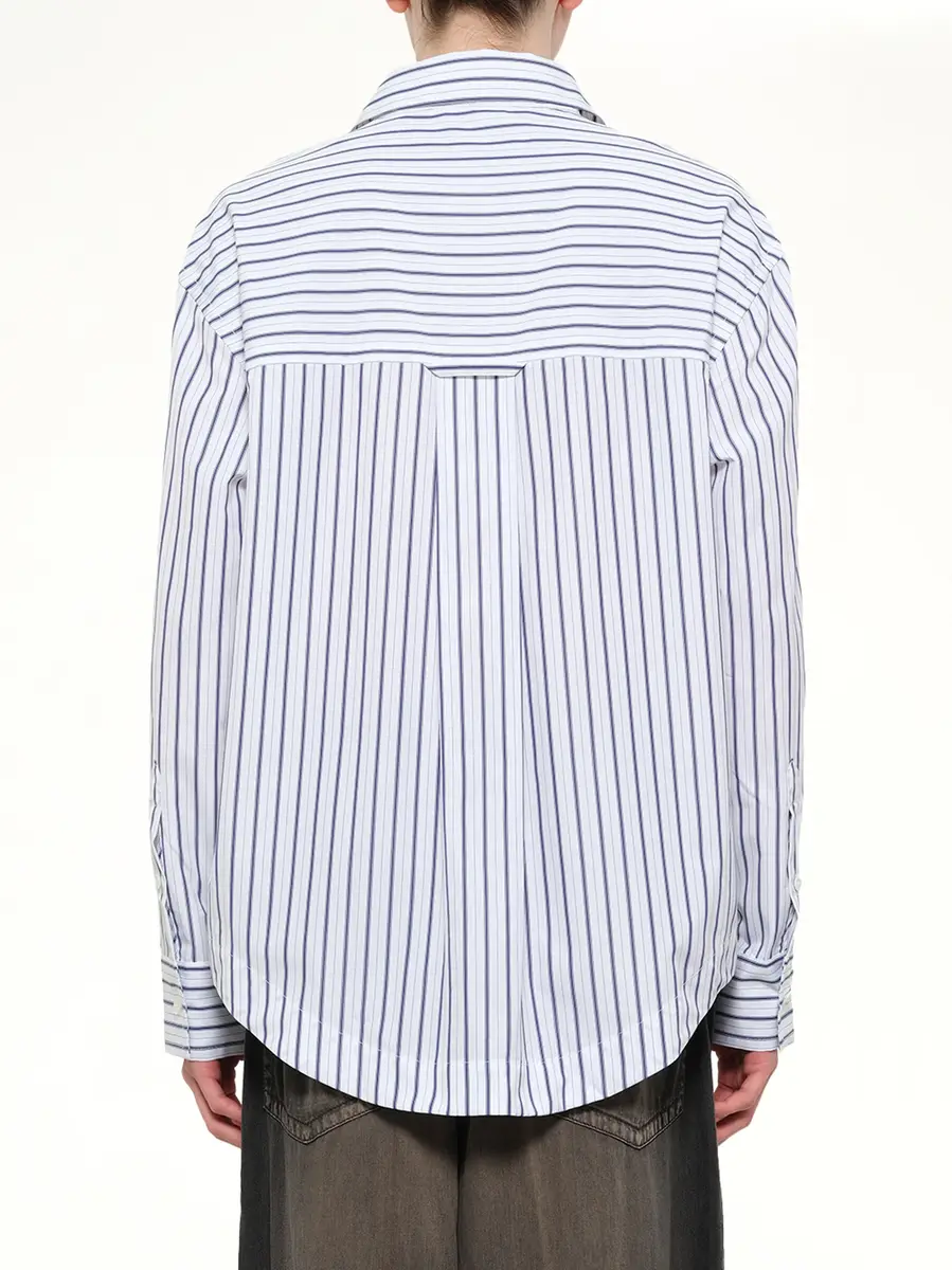 AMI PARIS Embossed Adc Stripe Shirt | Thumbnail 5 AMI PARIS Embossed Adc Stripe Shirt | Thumbnail 5