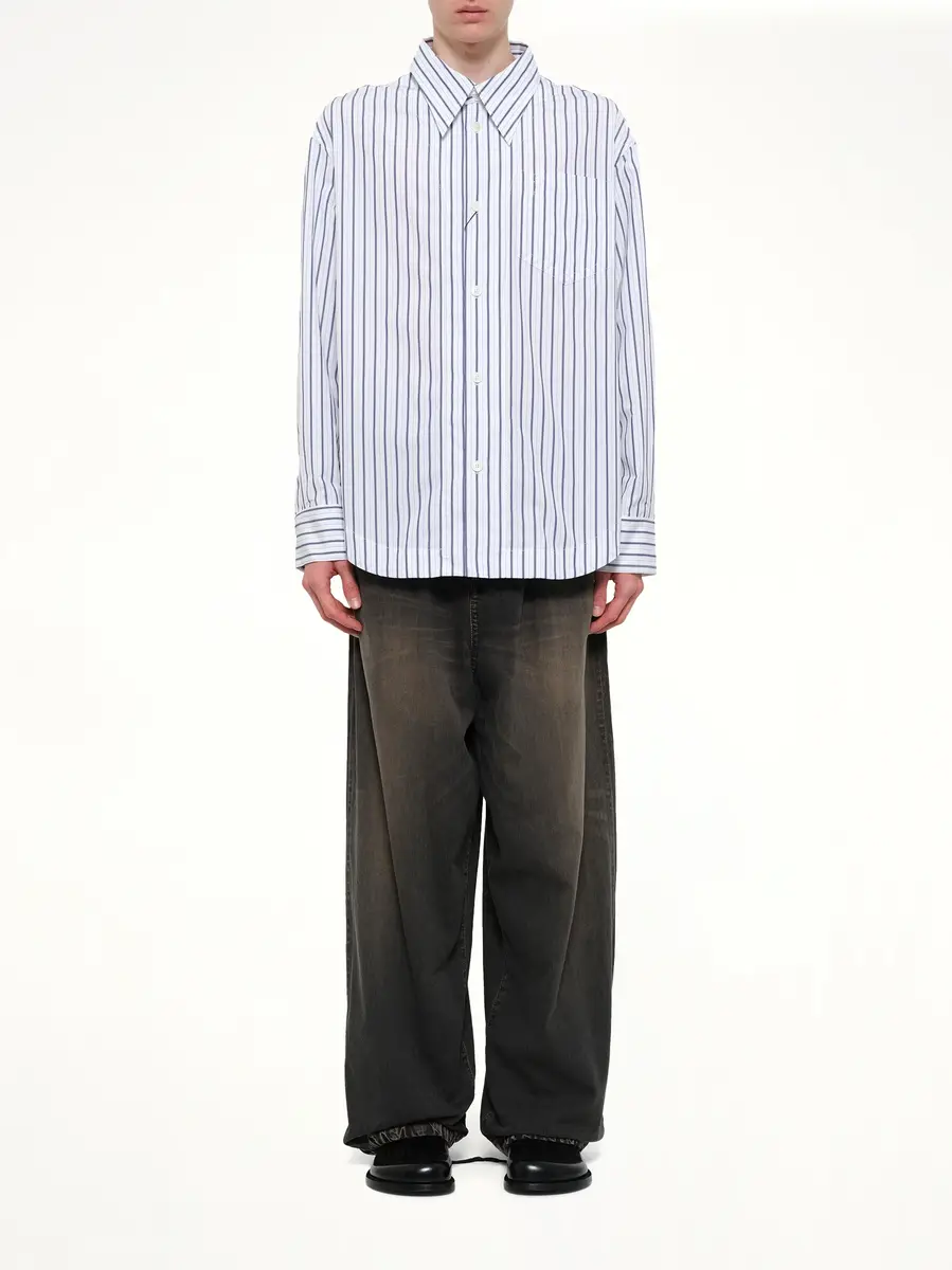 AMI PARIS Embossed Adc Stripe Shirt | Thumbnail 7 AMI PARIS Embossed Adc Stripe Shirt | Thumbnail 7
