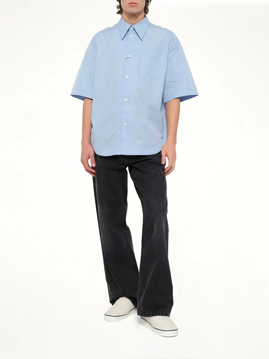 AMI PARIS Camp Collar Short Sleeve Shirt | Thumbnail 4 AMI PARIS Camp Collar Short Sleeve Shirt | Thumbnail 4