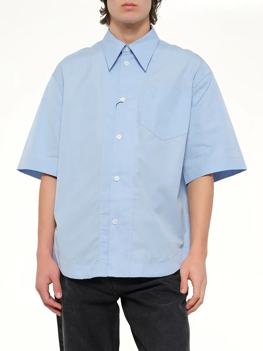 AMI PARIS Camp Collar Short Sleeve Shirt | Thumbnail 6 AMI PARIS Camp Collar Short Sleeve Shirt | Thumbnail 6