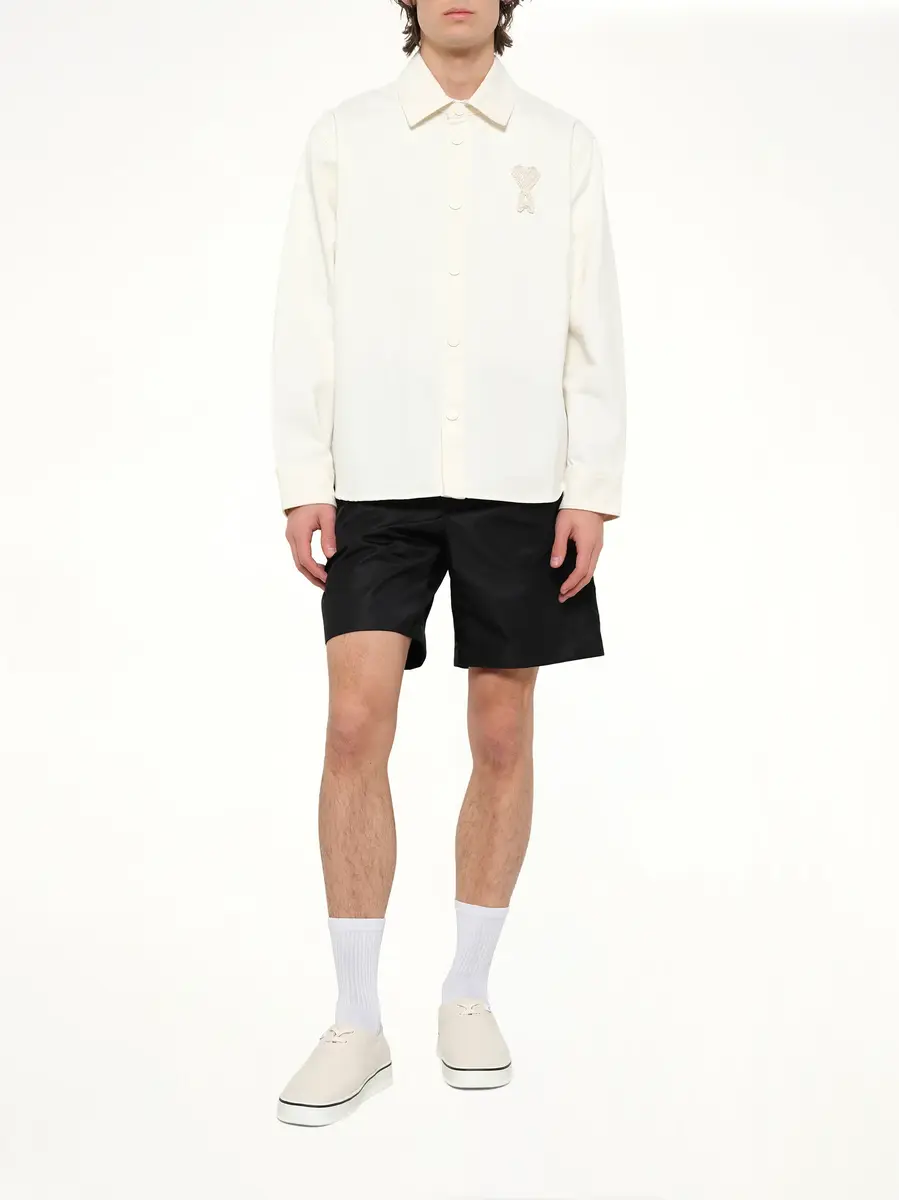 AMI PARIS Ami De Coeur Stud Shorts | Thumbnail 4 AMI PARIS Ami De Coeur Stud Shorts | Thumbnail 4