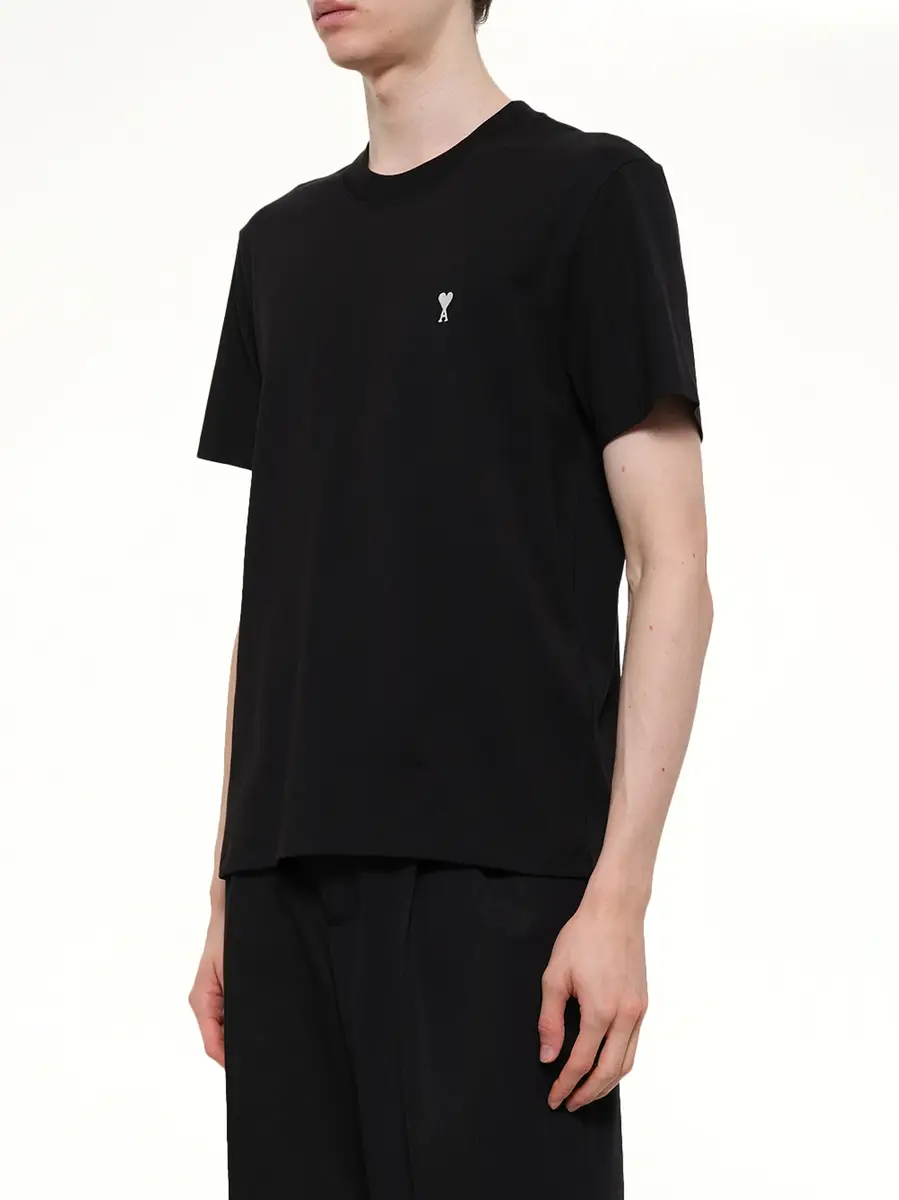 AMI PARIS Contrasted Ami De Coeur T-shirt | Thumbnail 3 AMI PARIS Contrasted Ami De Coeur T-shirt | Thumbnail 3