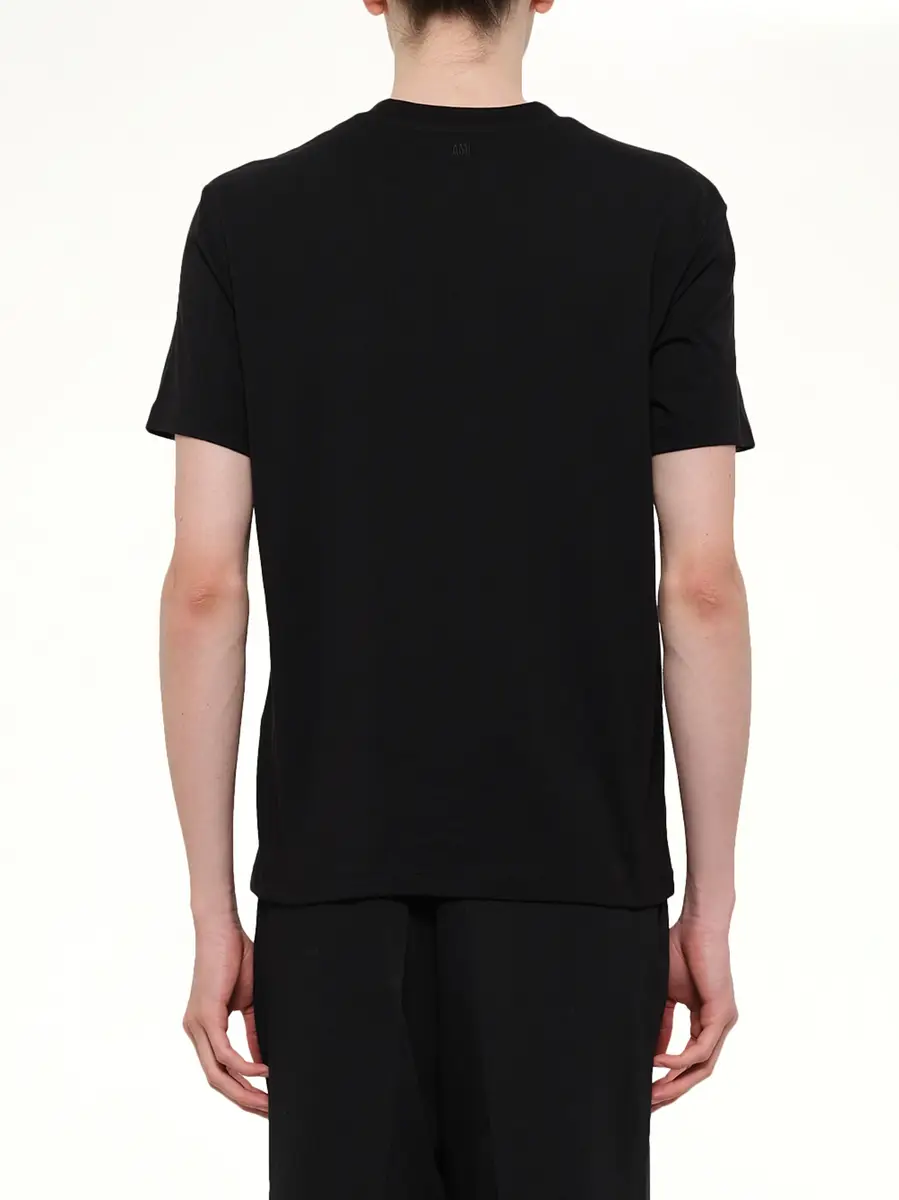 AMI PARIS Contrasted Ami De Coeur T-shirt | Thumbnail 5 AMI PARIS Contrasted Ami De Coeur T-shirt | Thumbnail 5