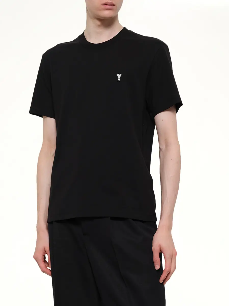 AMI PARIS Contrasted Ami De Coeur T-shirt | Thumbnail 6 AMI PARIS Contrasted Ami De Coeur T-shirt | Thumbnail 6