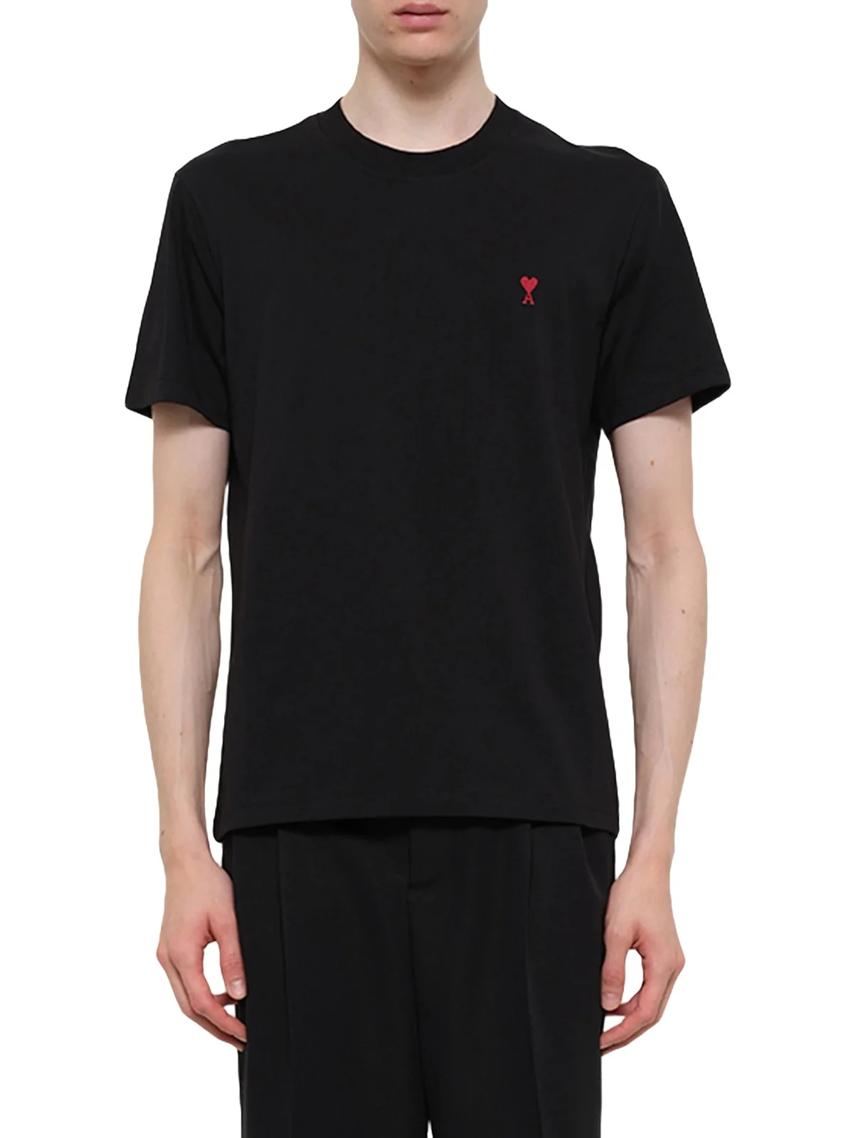 Ami De Coeur T-shirt in Black/red Ami De Coeur T-shirt in Black/red
