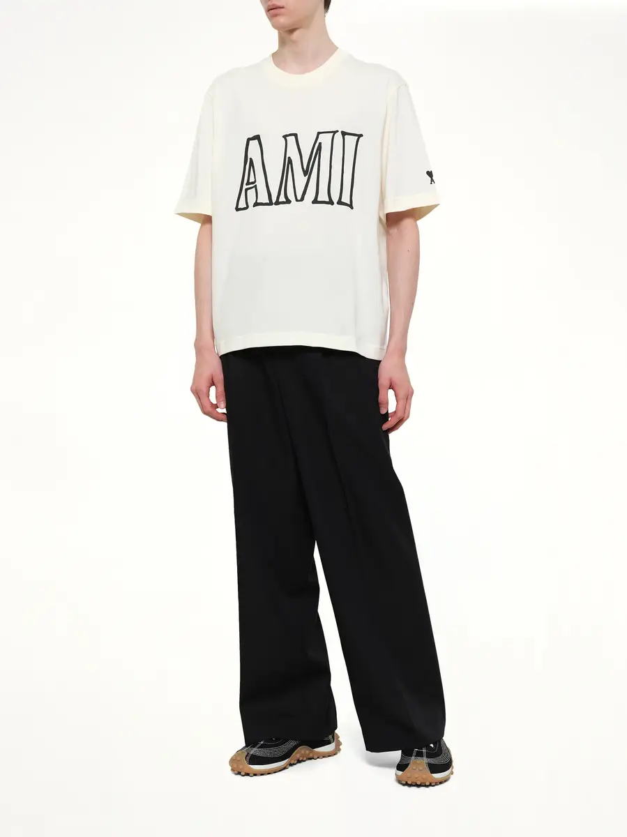 AMI PARIS Ami Paris Boxy Fit T-shirt | Thumbnail 4 AMI PARIS Ami Paris Boxy Fit T-shirt | Thumbnail 4
