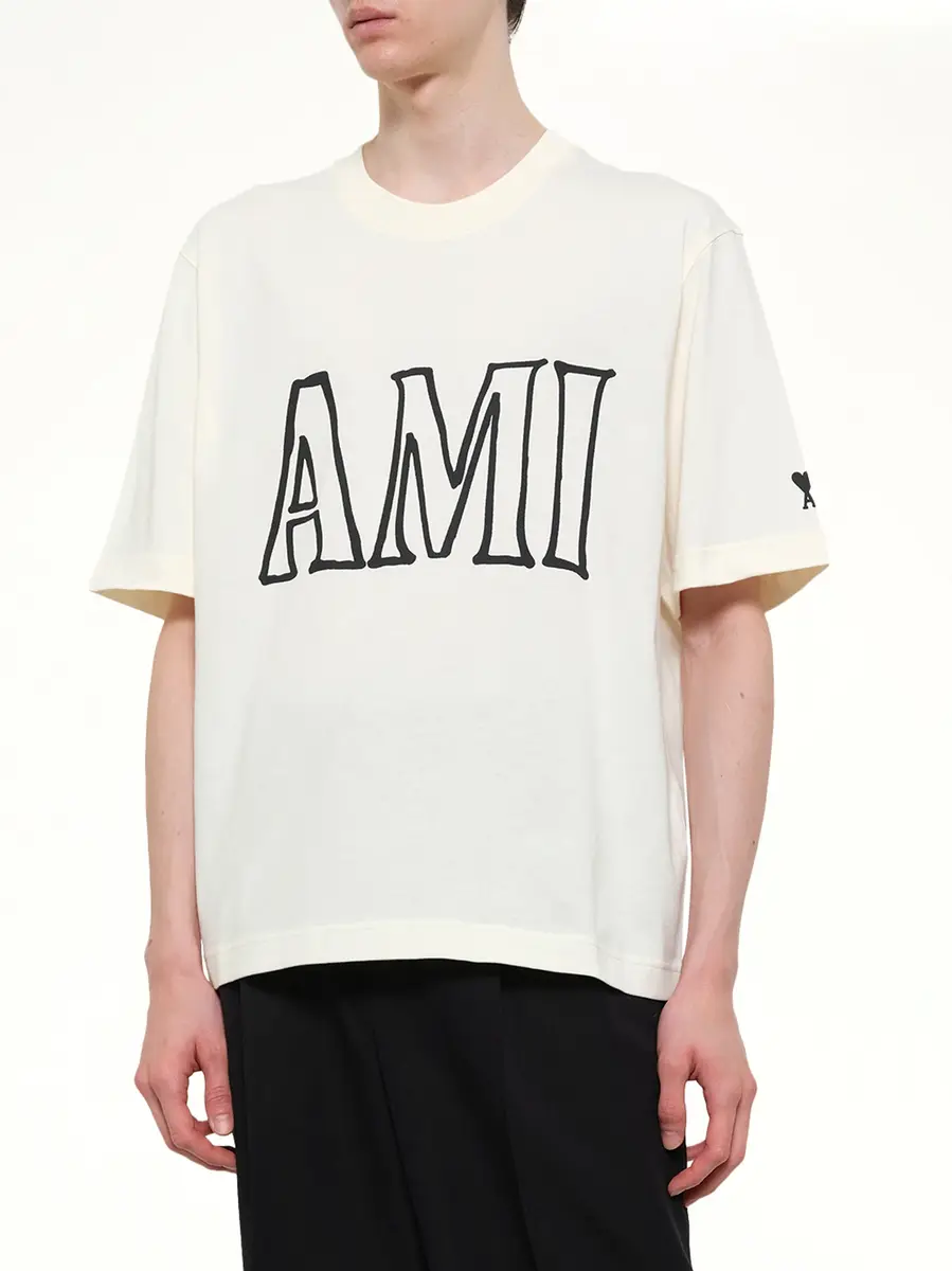 AMI PARIS Ami Paris Boxy Fit T-shirt | Thumbnail 6 AMI PARIS Ami Paris Boxy Fit T-shirt | Thumbnail 6