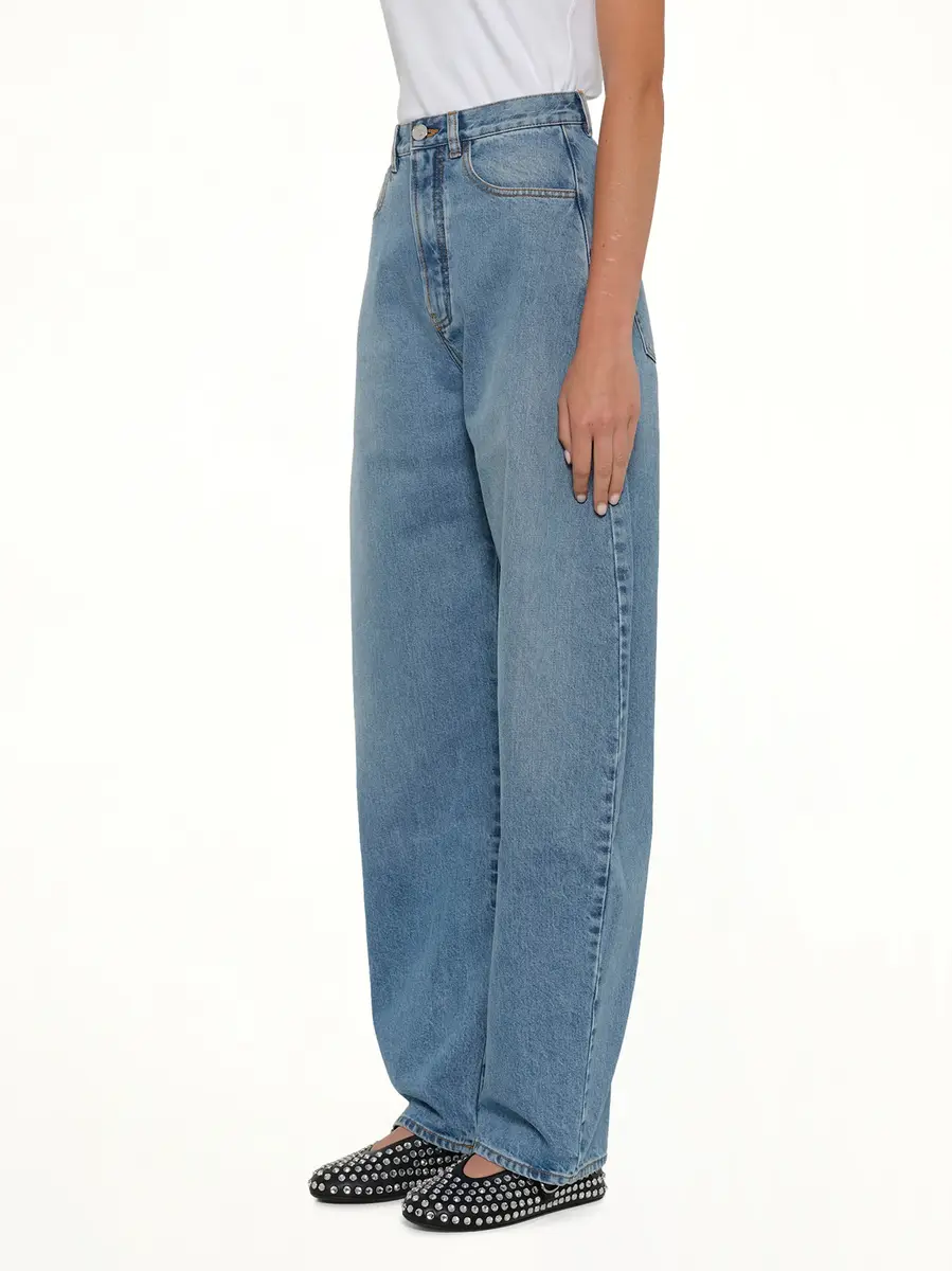 Alaïa Round Pants in Cloudy Blue | Thumbnail 3 Alaïa Round Pants in Cloudy Blue | Thumbnail 3