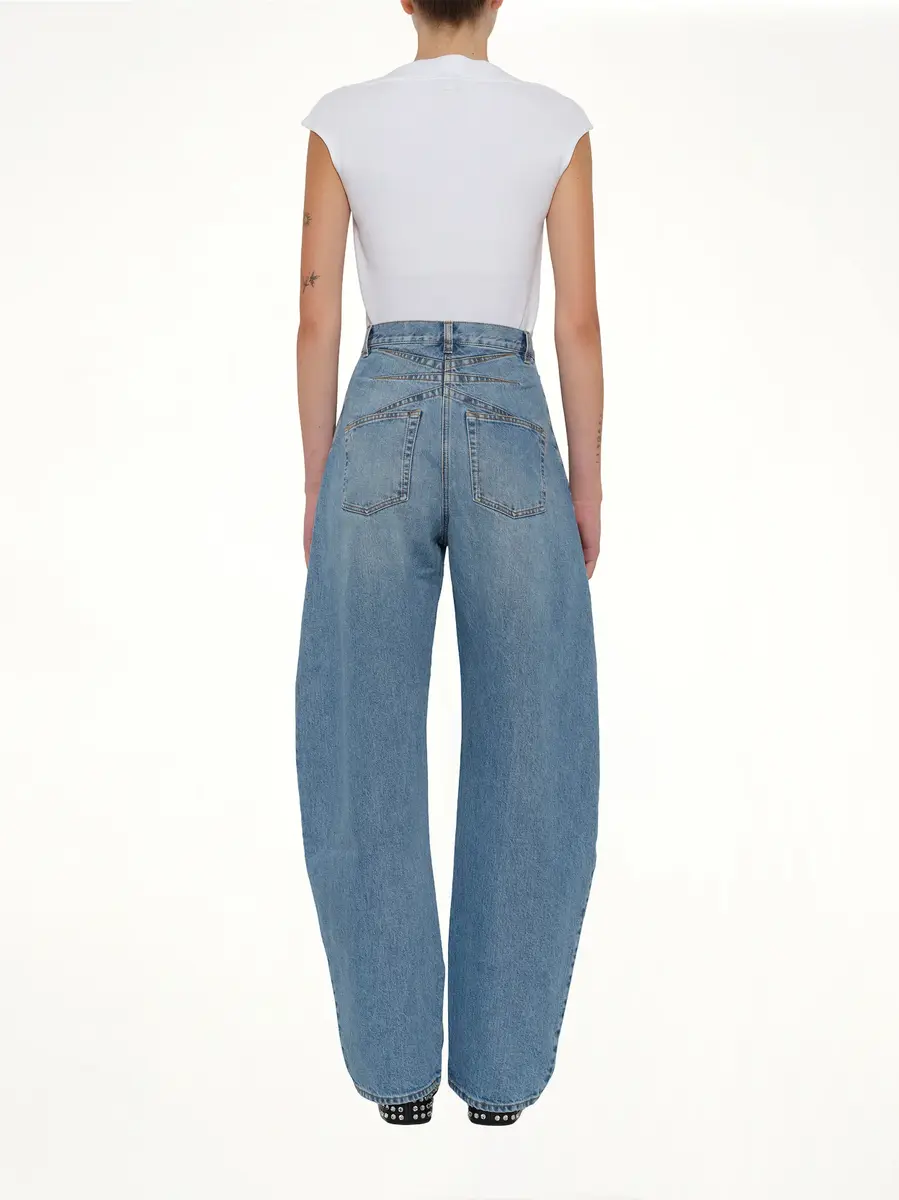 Alaïa Round Pants in Cloudy Blue | Thumbnail 5 Alaïa Round Pants in Cloudy Blue | Thumbnail 5