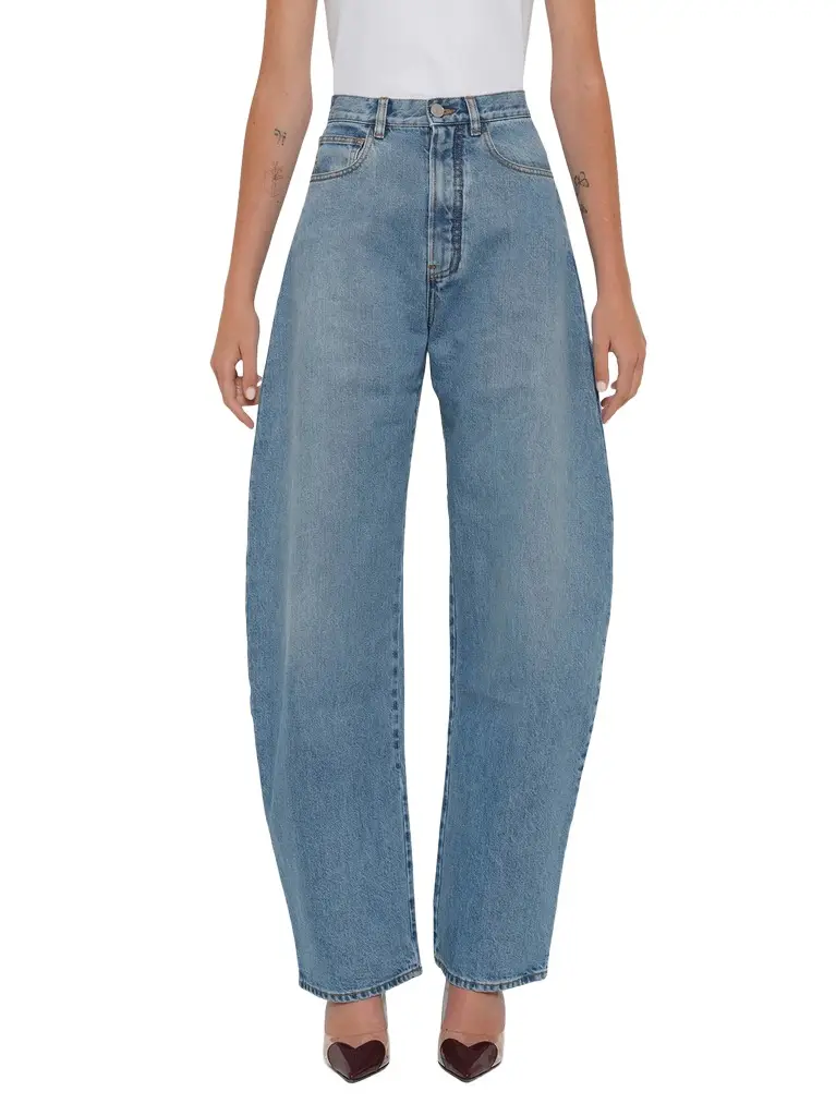 Round Pants in Cloudy Blue Round Pants in Cloudy Blue