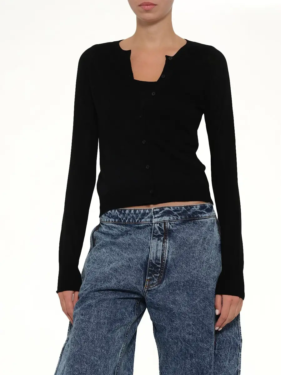 Alaïa Layer Cardigan | Thumbnail 6 Alaïa Layer Cardigan | Thumbnail 6
