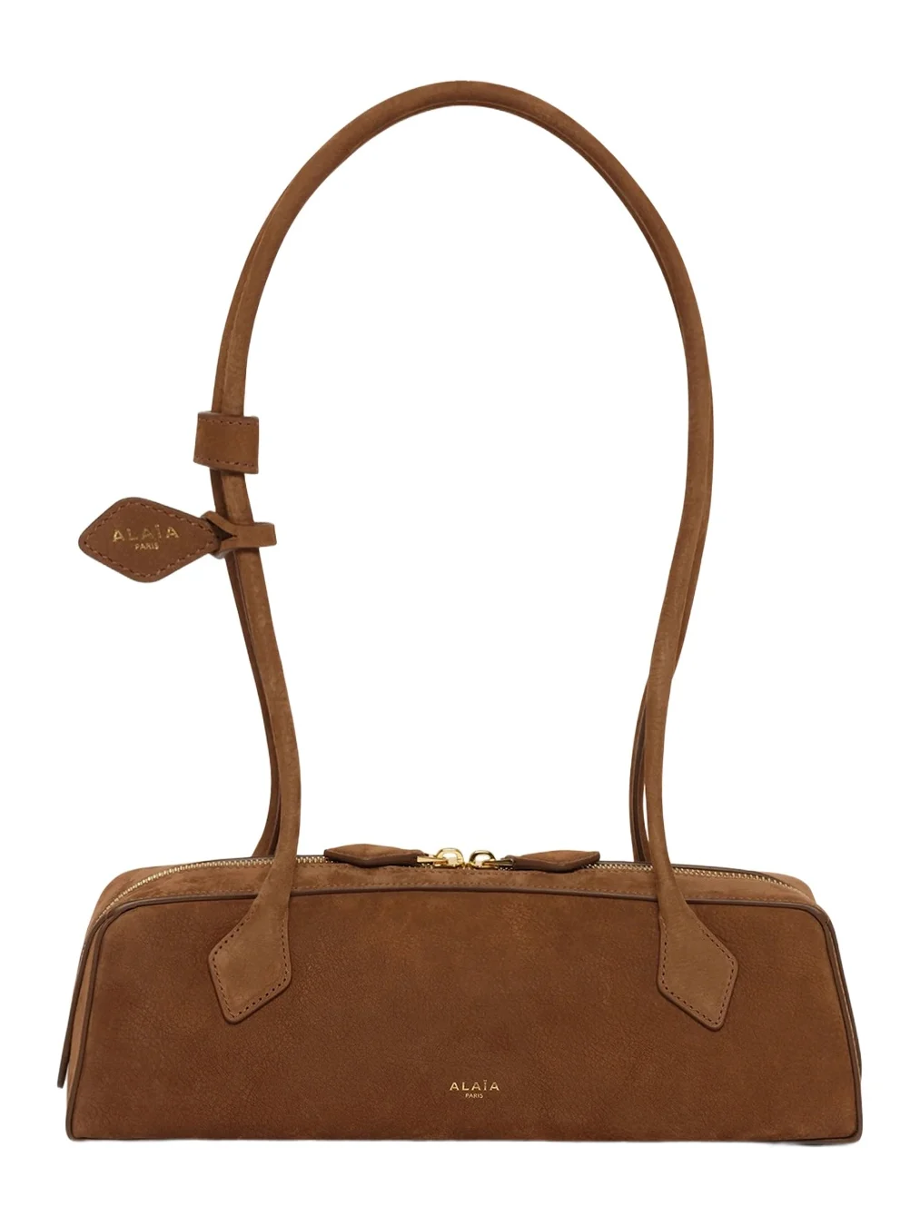 ALAÏA Le Teckel Medium Bag in Terre D'ombre