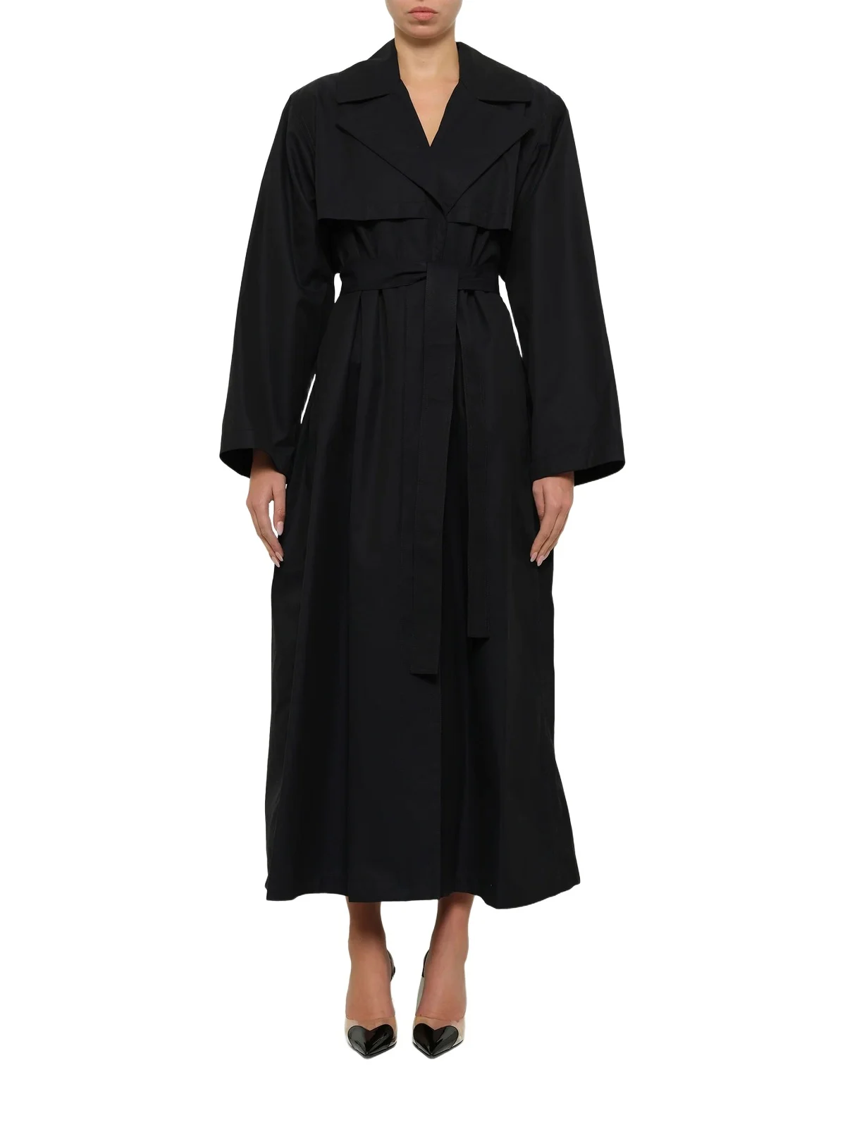 Alaïa Trench Coat in Minuit