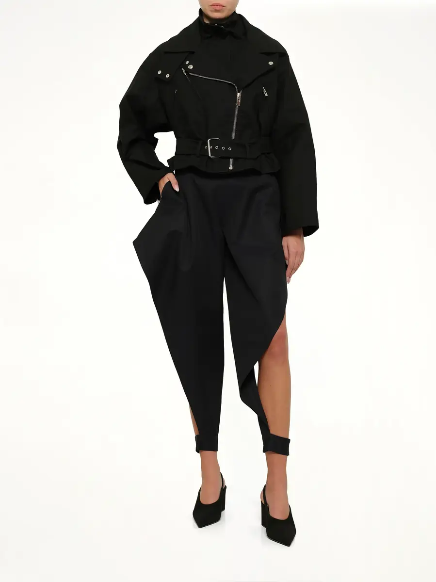 Alaïa Layered Biker | Thumbnail 4 Alaïa Layered Biker | Thumbnail 4