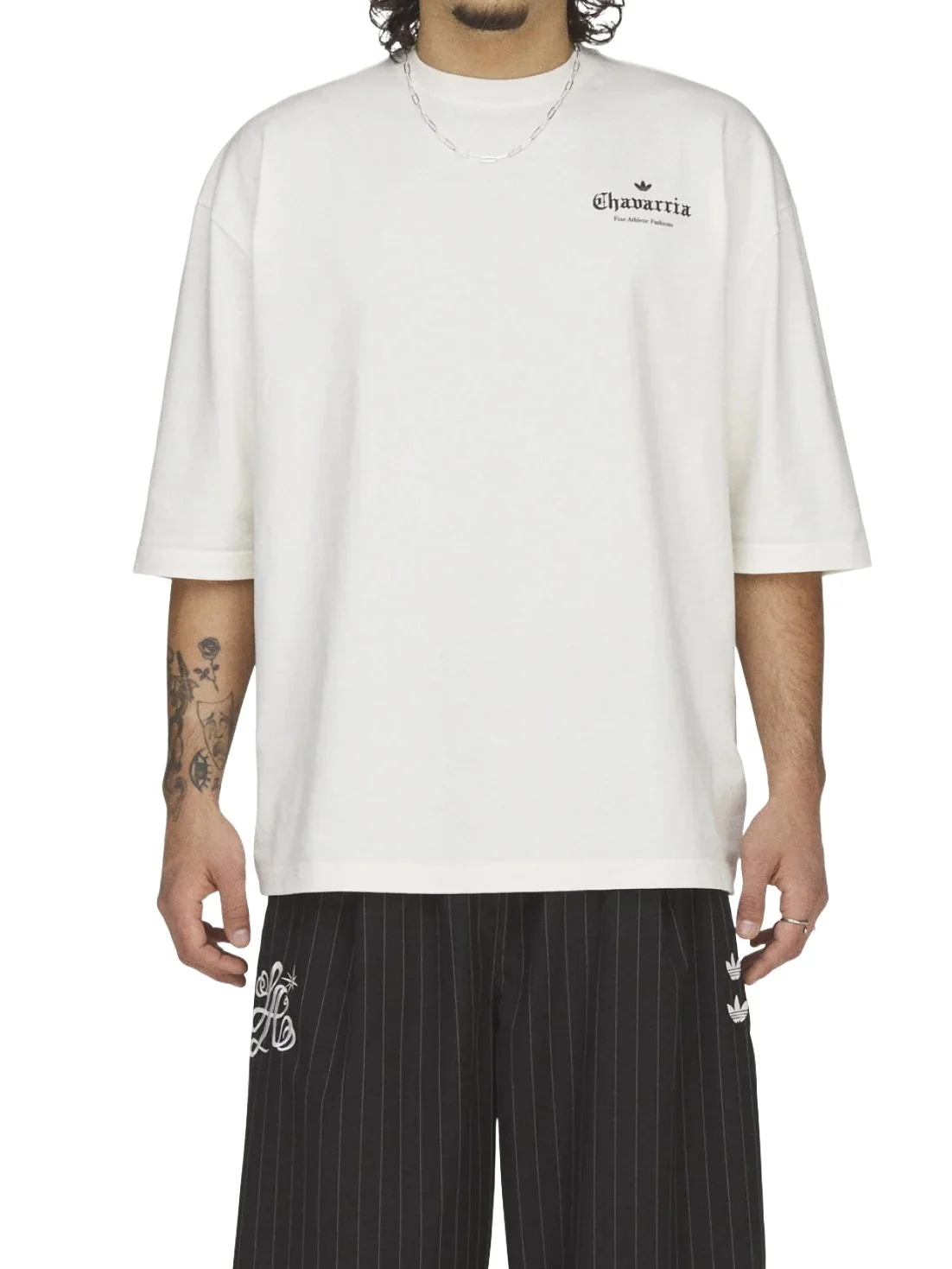 Adidas x Chavarria Logo SS T-shirt in Off White Adidas x Chavarria Logo SS T-shirt in Off White