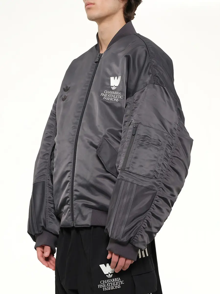 Willy Chavarria Adidas x Chavarria Satin Bomber | Thumbnail 3 Willy Chavarria Adidas x Chavarria Satin Bomber | Thumbnail 3