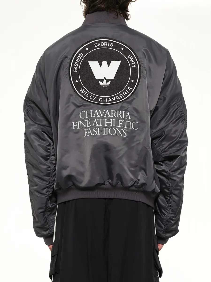 Willy Chavarria Adidas x Chavarria Satin Bomber | Thumbnail 5 Willy Chavarria Adidas x Chavarria Satin Bomber | Thumbnail 5