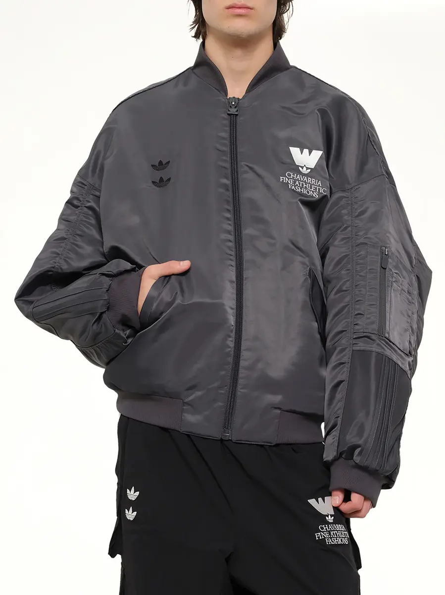 Willy Chavarria Adidas x Chavarria Satin Bomber | Thumbnail 6 Willy Chavarria Adidas x Chavarria Satin Bomber | Thumbnail 6