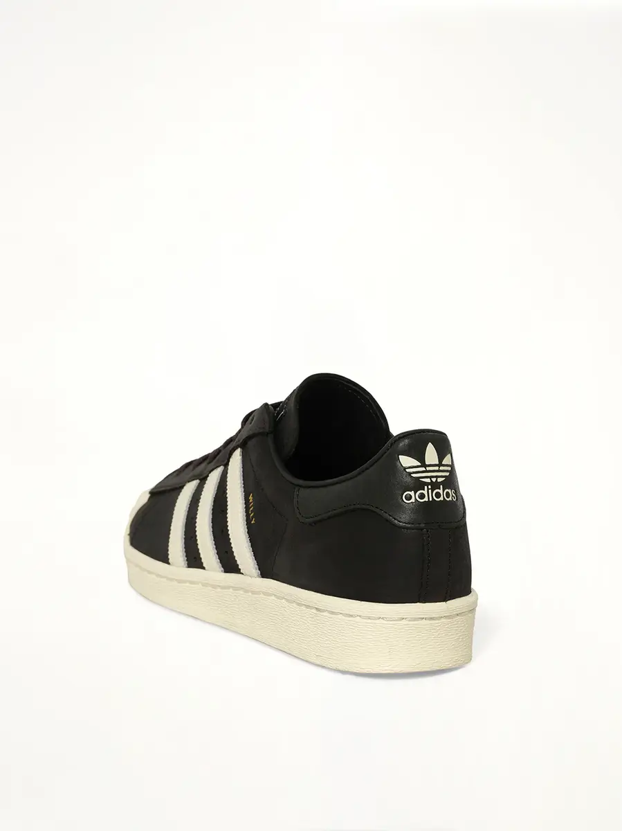 Willy Chavarria Adidas x Chavarria Superstar in Core Black/white/gold | Thumbnail 3