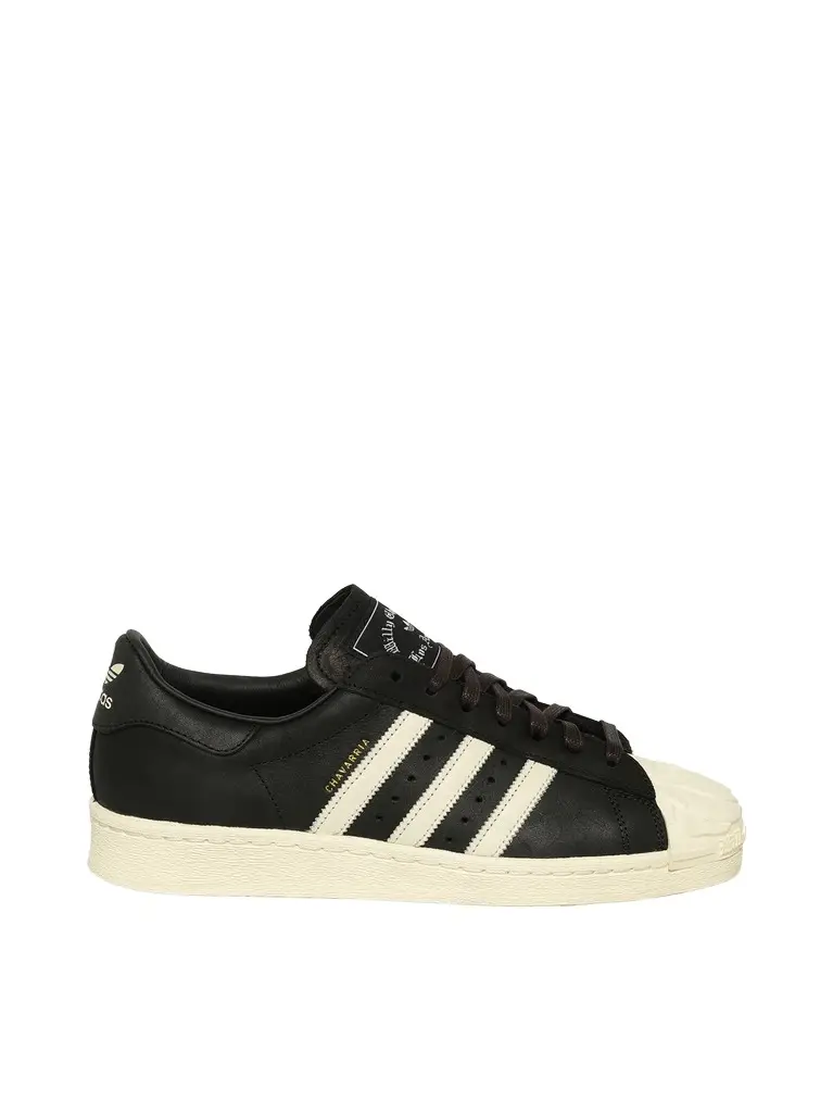 Willy Chavarria Adidas x Chavarria Superstar in Core Black/white/gold
