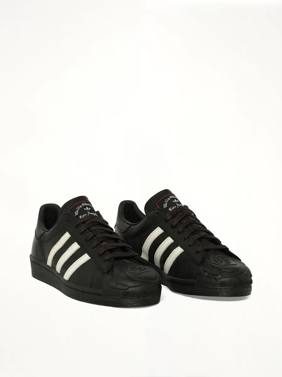Willy Chavarria Adidas x Chavarria Superstar in Core Black/white/red | Thumbnail 2 Willy Chavarria Adidas x Chavarria Superstar in Core Black/white/red | Thumbnail 2