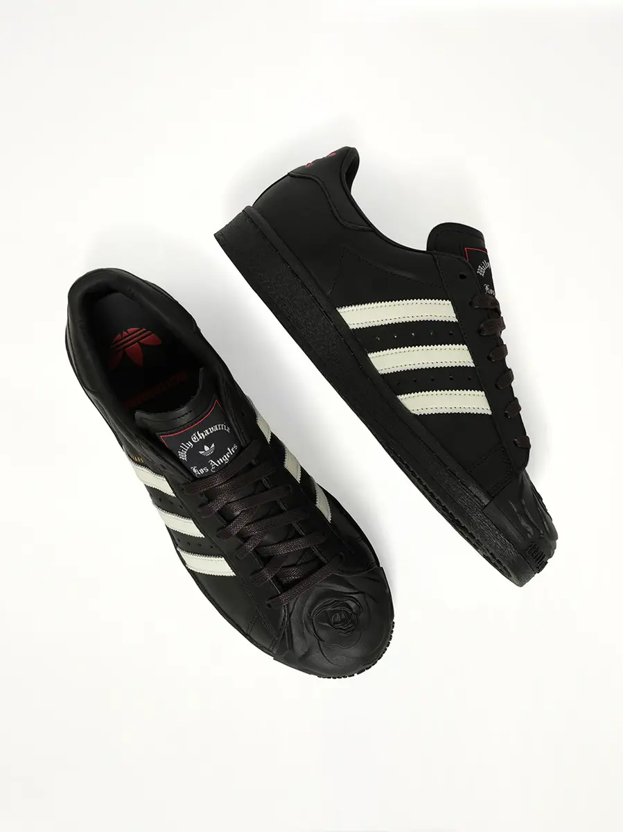 Willy Chavarria Adidas x Chavarria Superstar in Core Black/white/red | Thumbnail 4 Willy Chavarria Adidas x Chavarria Superstar in Core Black/white/red | Thumbnail 4