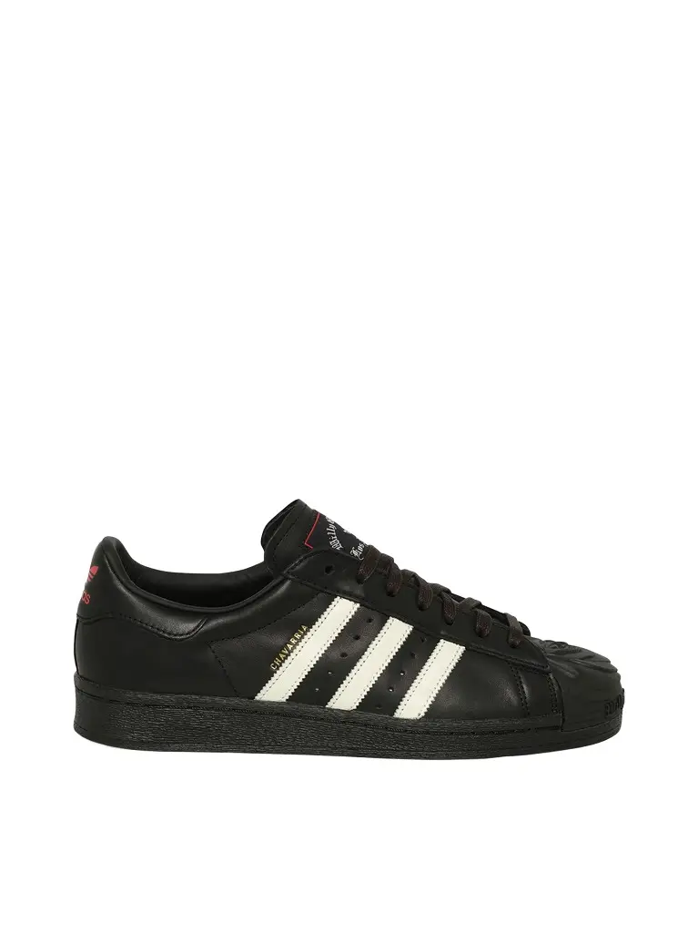 Willy Chavarria Adidas x Chavarria Superstar in Core Black/white/red