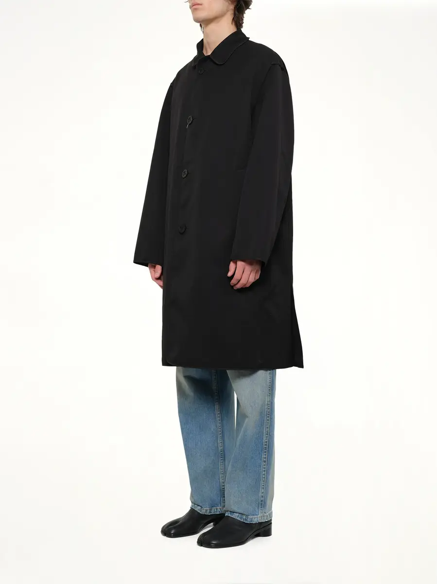 Maison Margiela Reversible Coat in Black/grey | Thumbnail 4 Maison Margiela Reversible Coat in Black/grey | Thumbnail 4